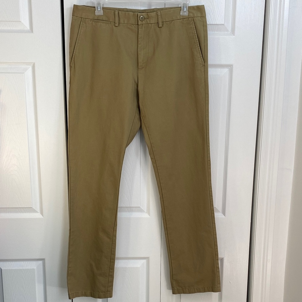2 for $25 - MEN’s Chino Pants, Khakis, 100% Cotton in Tan, Tall 36 x 34